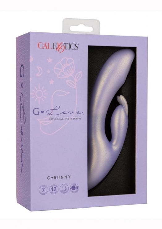 G-Love G-Bunny Silicone Rechargeable Dual Stimulating Massager - Purple