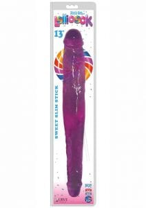 Lollicock Sweet Slim Stick Double Dong 13in - Grape