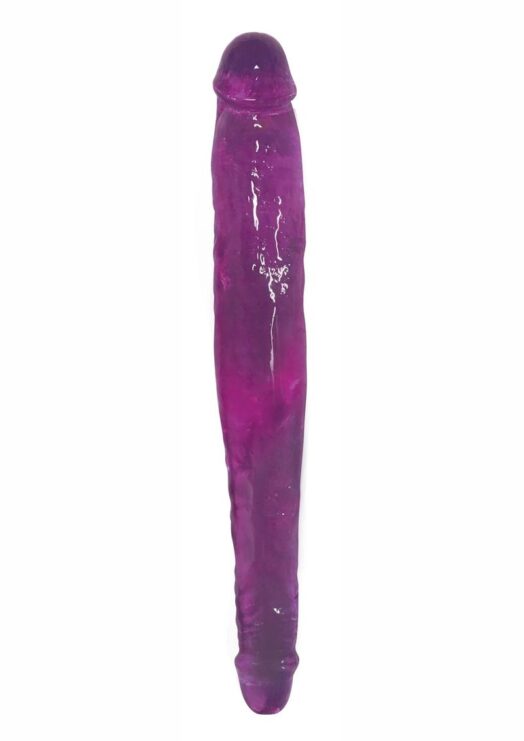 Lollicock Sweet Slim Stick Double Dong 13in - Grape