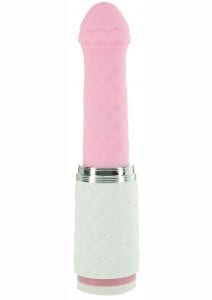 Pillow Talk Feisty Silicone Thrusting andamp; Vibrating Massager - Pink