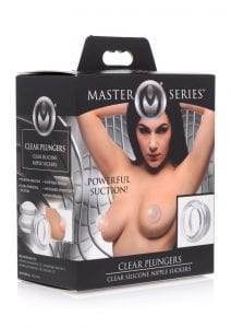 Master Series Clear Plungers Silicone Nipple Suckers - Small - Clear **Special Order**