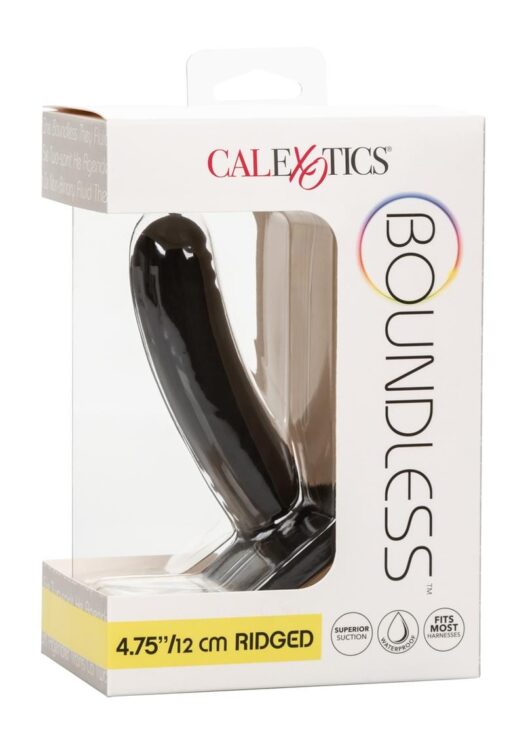 Boundless Silicone Ridged Probe 4.75in - Black