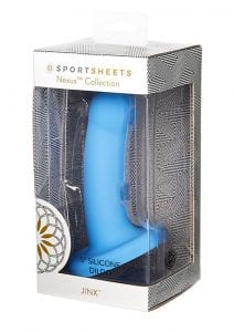 Nexus Collection JINX Silicone Dildo 5in - Blue