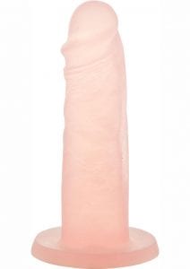 Addiction Cocktails Vibrating Silicone Dildo 5.5in - Peach Bellini