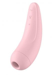 Satisfyer Curvy 2+ Rechargeable Silicone Clitoral Stimulator - Pink