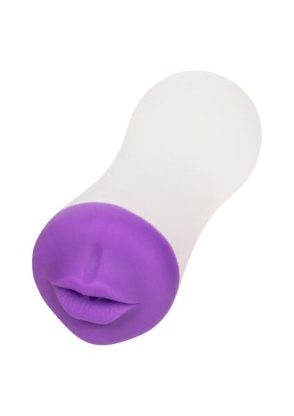 The Gripper Deep Throat Grip Masturbator - Mouth - Purple/Frost