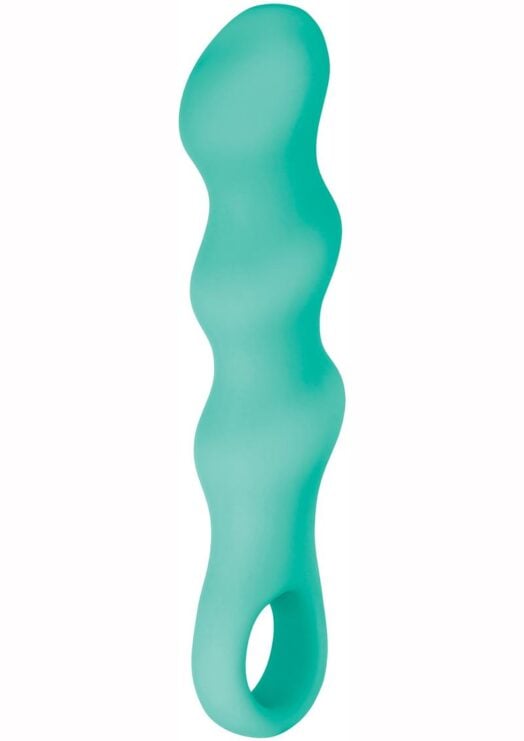 Triple Teaser Silicone Rechargeable Triple Motor Vibrator - Aqua