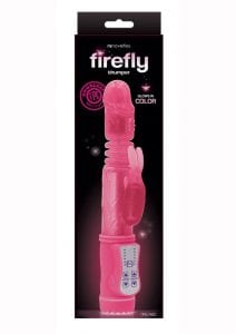 Firefly Thumper Glow In The Dark Thrusting andamp; Rotating Rabbit - Pink