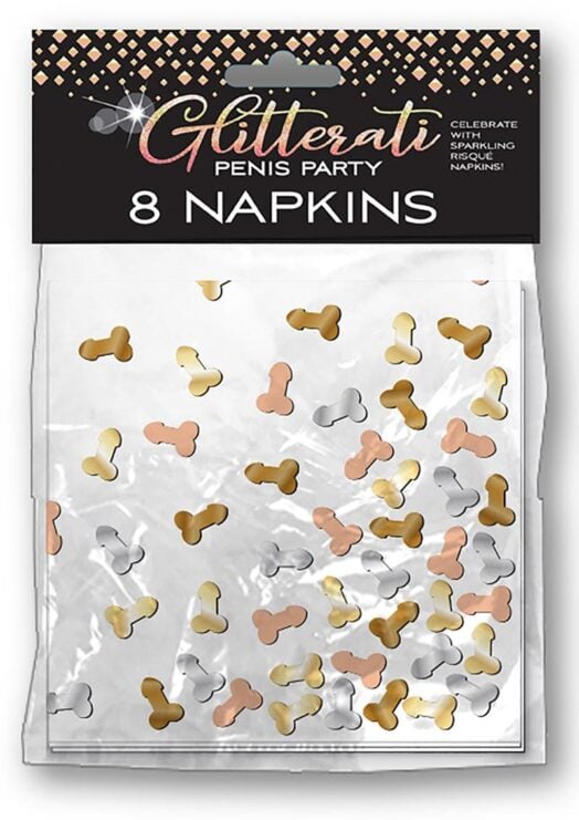 GLITTERATI NAPKINS 8PK