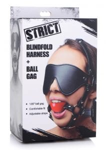 Blindfold Harness w/ Ball Gag