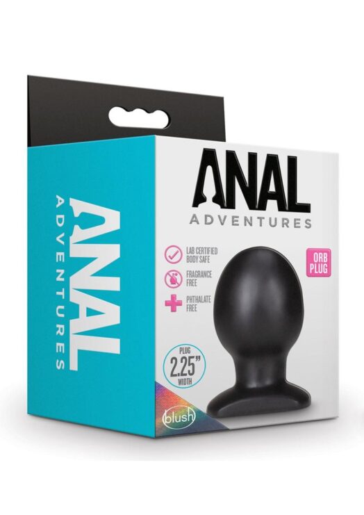 Anal Adventures Orb Plug - Black