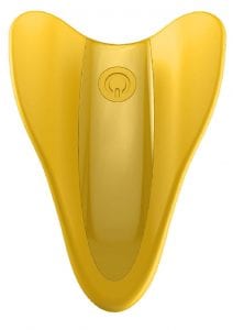 Satisfyer High Fly Silicone Rechargeable Hand Massager - Yellow