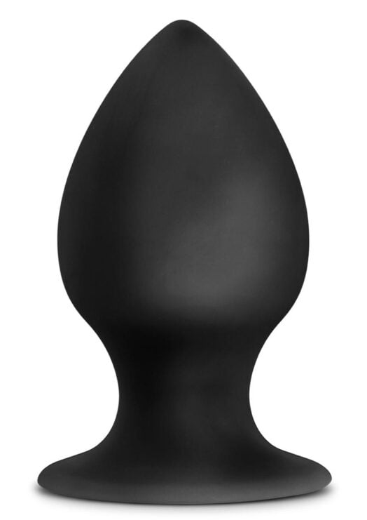 Anal Adventures Platinum Anal Stout Plug Large - Black