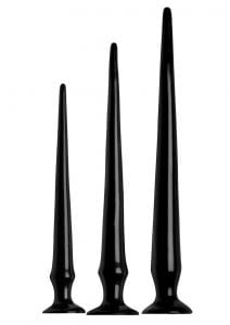 Hosed Slim Tapered Anal Hose Trainer Set (3pc) - Black