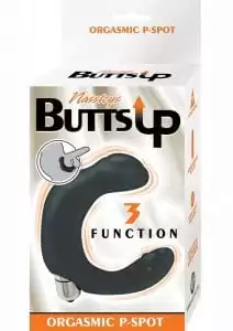 Butts Up Silicone Orgasmic P-Spot Anal Stimulator - Black