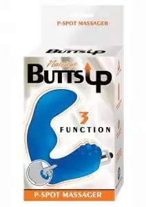 Butts Up Silicone Massager P-Spot Anal Stimulator - Blue