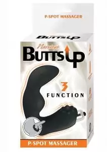 Butts Up Silicone Massager P-Spot Anal Stimulator - Black