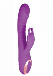 Exciter Thumping G-Spot Vibe Rechargeable Rabbit - Purple