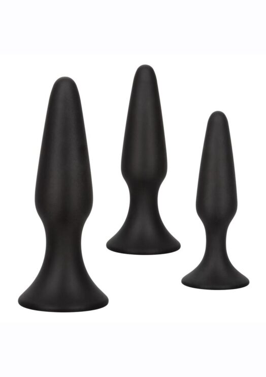 Colt Silicone Anal Trainer Kit (Set of 3) - Black