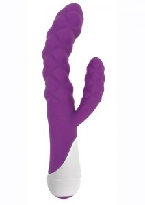 Gossip Ellen 20x Silicone Rabbit Vibrator - Purple