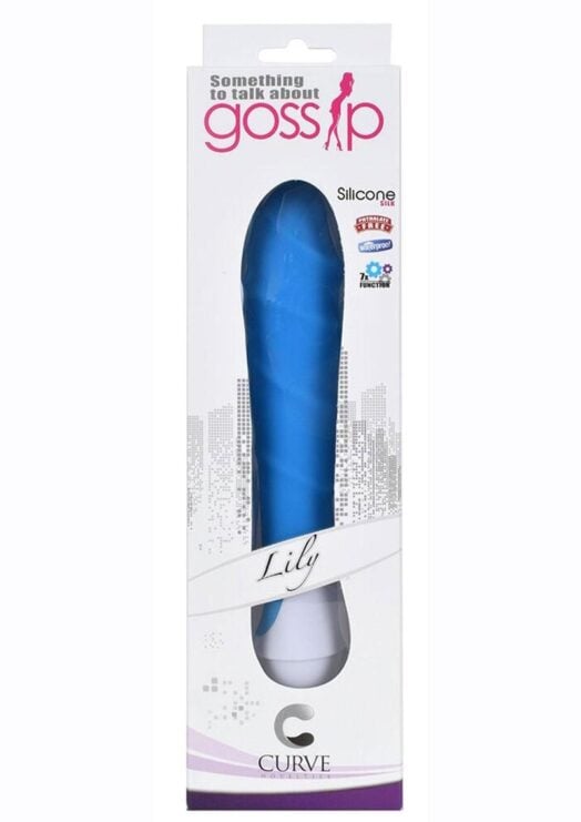 Gossip Lily 7 Function Silicone Vibe - Blue