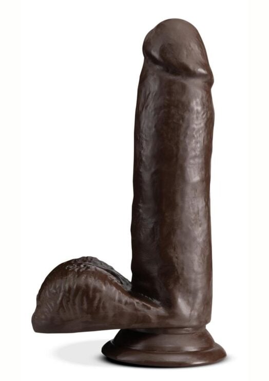 Dr. Skin Plus Posable Dildo 7in - Chocolate