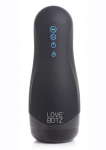 LoveBotz Handheld Milker Rechargeable 15X Sucking Masturbator - Black