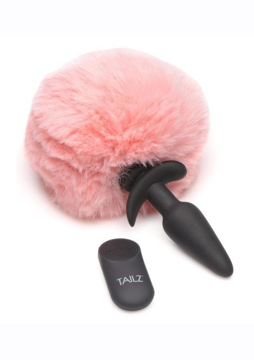 Tailz Interchangeable Bunny Tail Accessory - Pink