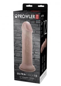 Prowler Red Ultra Cock Realistic Dildo 12in - Caramel