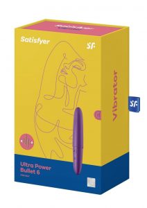 Satisfyer Ultra Power Bullet 6 Rechargeable Silicone Bullet Vibrator - Purple