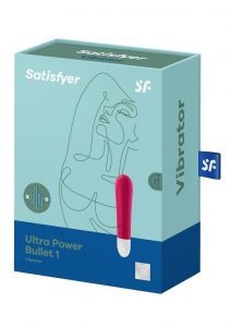Satisfyer Ultra Power Bullet 1 Rechargeable Silicone Bullet Vibrator - Red