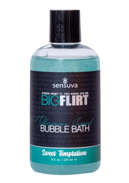 Big Flirt Pheromone Bubble Bath 8oz - Sweet Temptation