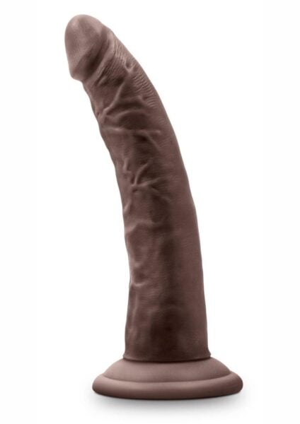 Au Naturel Jack Dildo with Suction Cup 7in - Chocolate