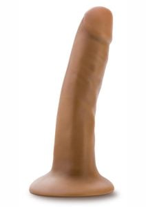 Dr. Skin Silicone Dr. Lucas Dildo with Suction Cup 5.5in - Mocha