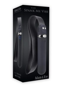 Adam andamp; Eve Spank Me Rechargeable Silicone Vibe - Black