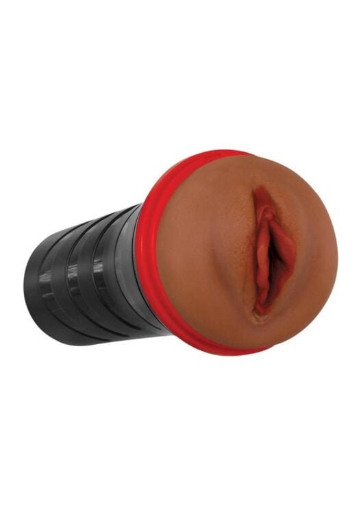 Zero Tolerance Pop On The Go Realistic Vagina Stroker - Chocolate