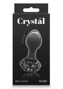 Crystal Premium Glass Flower Probe - Black