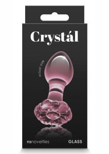 Crystal Premium Glass Flower Probe - Pink