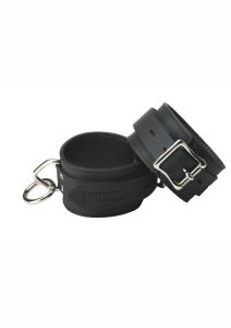 Strict Leather Standard Locking Ankle Cuffs - Black