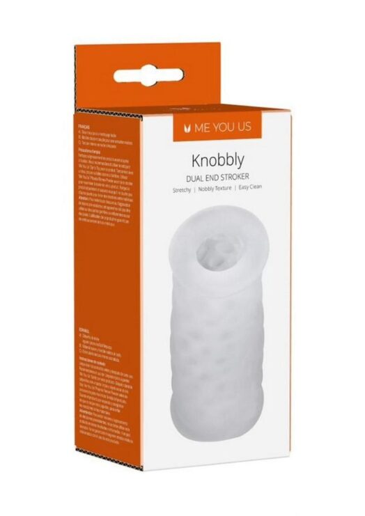 ME YOU US Knobbly Dual End Stroker - Frost