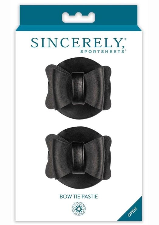 Sincerely Bow Ties Pasties - Black