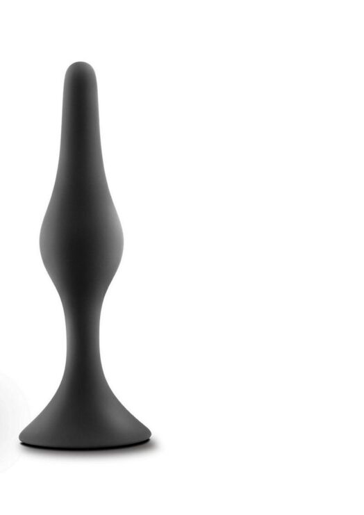 Anal Adventures Platinum Silicone Beginner Plus - Medium - Black