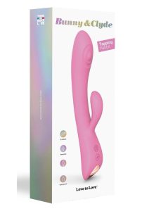 Bunny andamp; Clyde Rechargeable Silicone Rabbit Vibrator - Pink Passion
