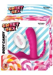 Sweet Sex Body Candy Silicone Rechargeable Stimulator - Magenta