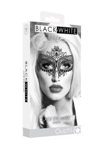 Ouch! Lace Eye-Mask Queen - Black
