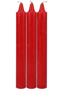 Doc Johnson Japanese Drip Candles - 3 Pack - Red
