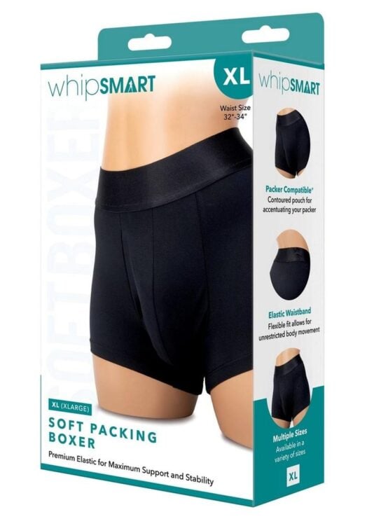 WhipSmart Soft Packing Boxer - Xtra Large - Black