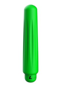 Luminous Delia Bullet with Silicone Sleeve - Green