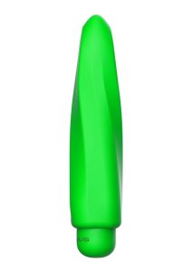 Luminous Myra Bullet with Silicone Sleeve - Green