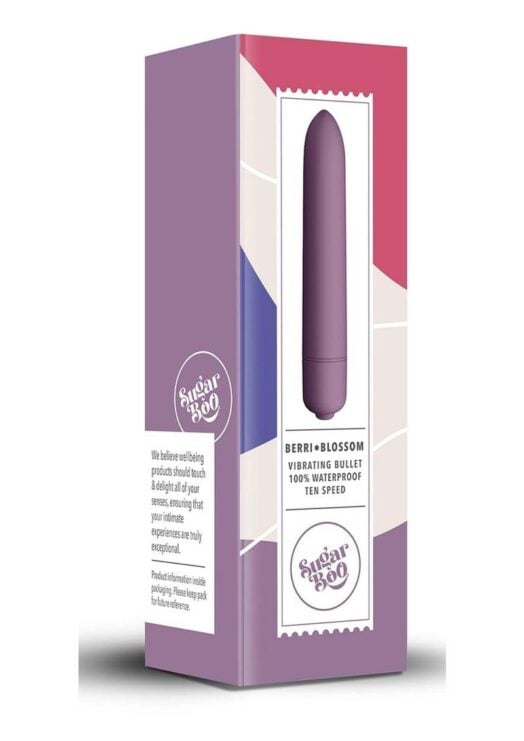 Sugar Boo Berri Blossom Vibrator - Purple